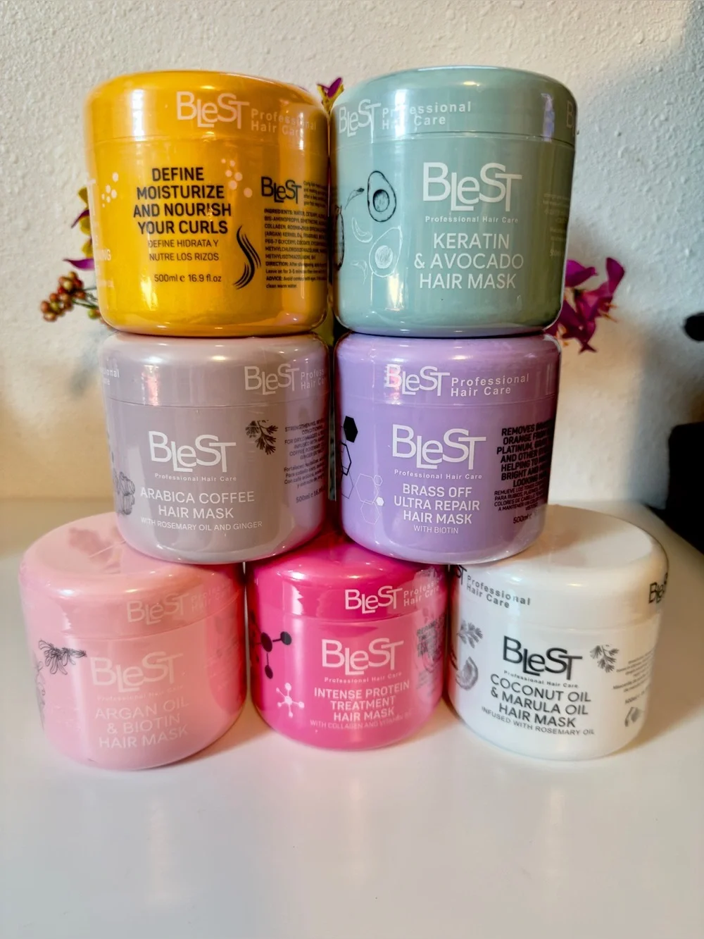 Blest Professional Hair Care- 6 item Set. PICK A MASK!!